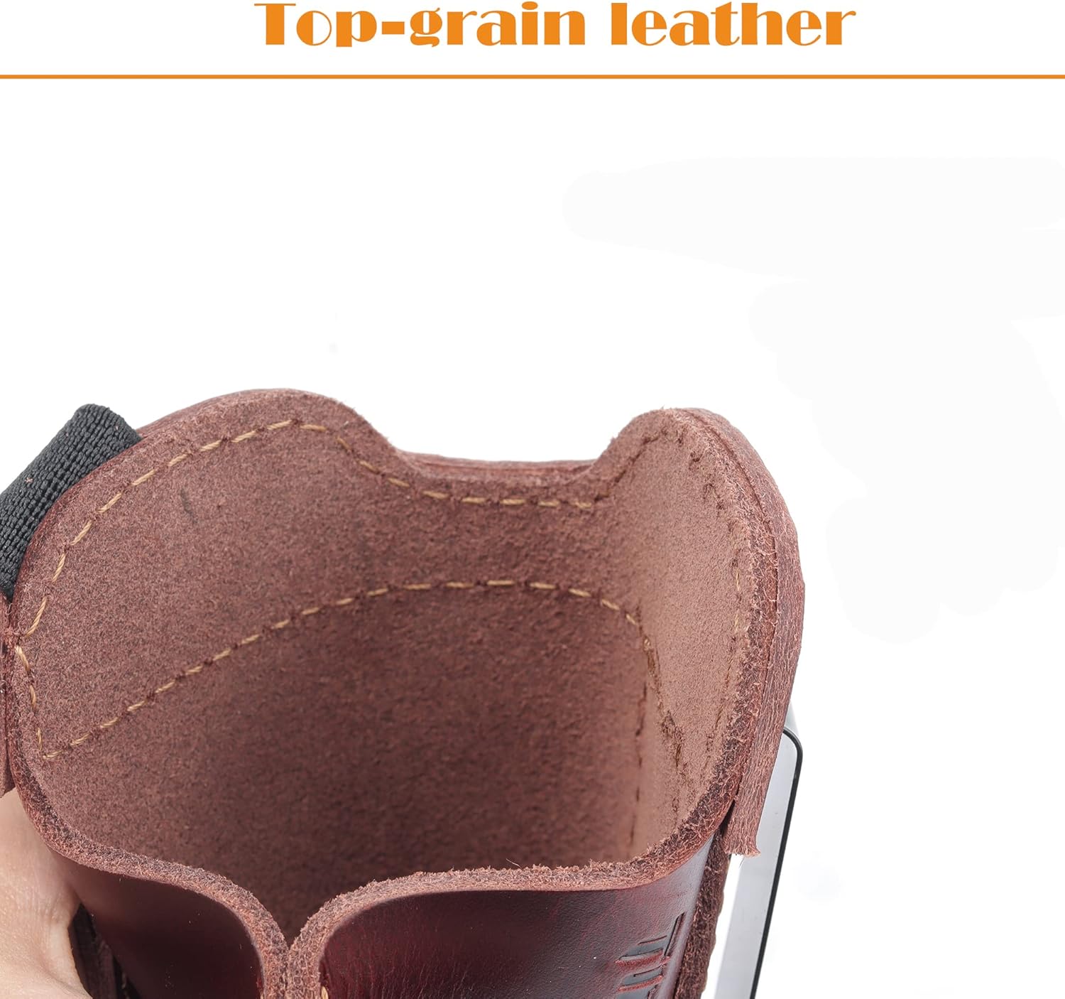 OWB Leather Holster Compatible with Glock 17 19 43X for Taurus G2C G3 G3C fits M&P 9mm Shield for Sig P365 P320 for Springfield XDS Top-Grain Leather