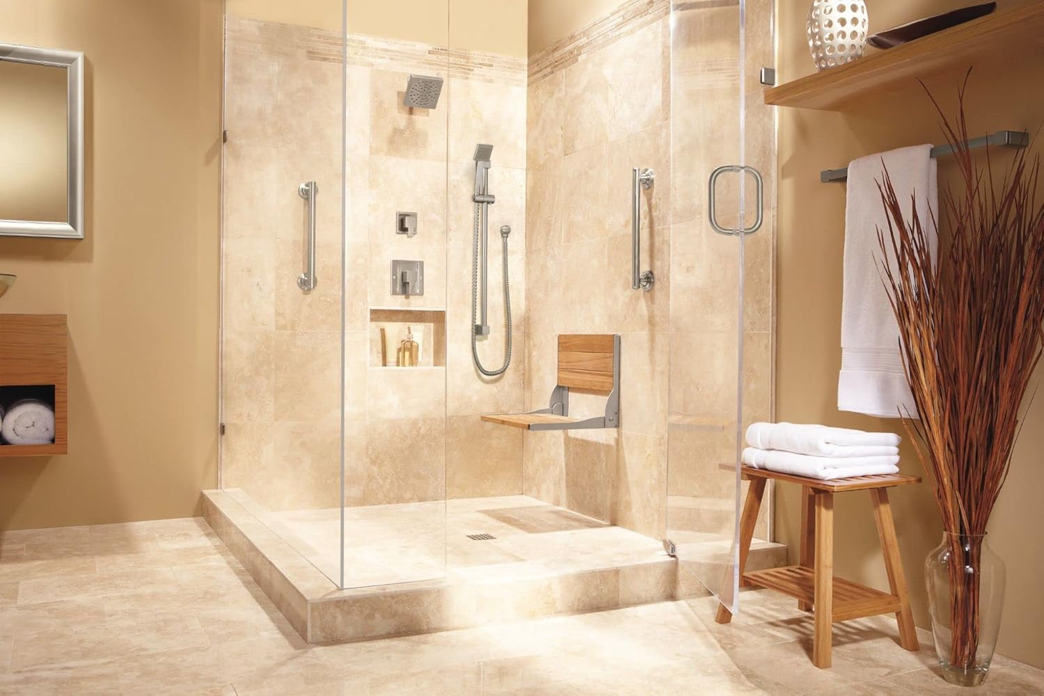 Moen YB8824BN – Toallero de baño moderno de 90 grados, 24 pulgadas, níquel cepillado