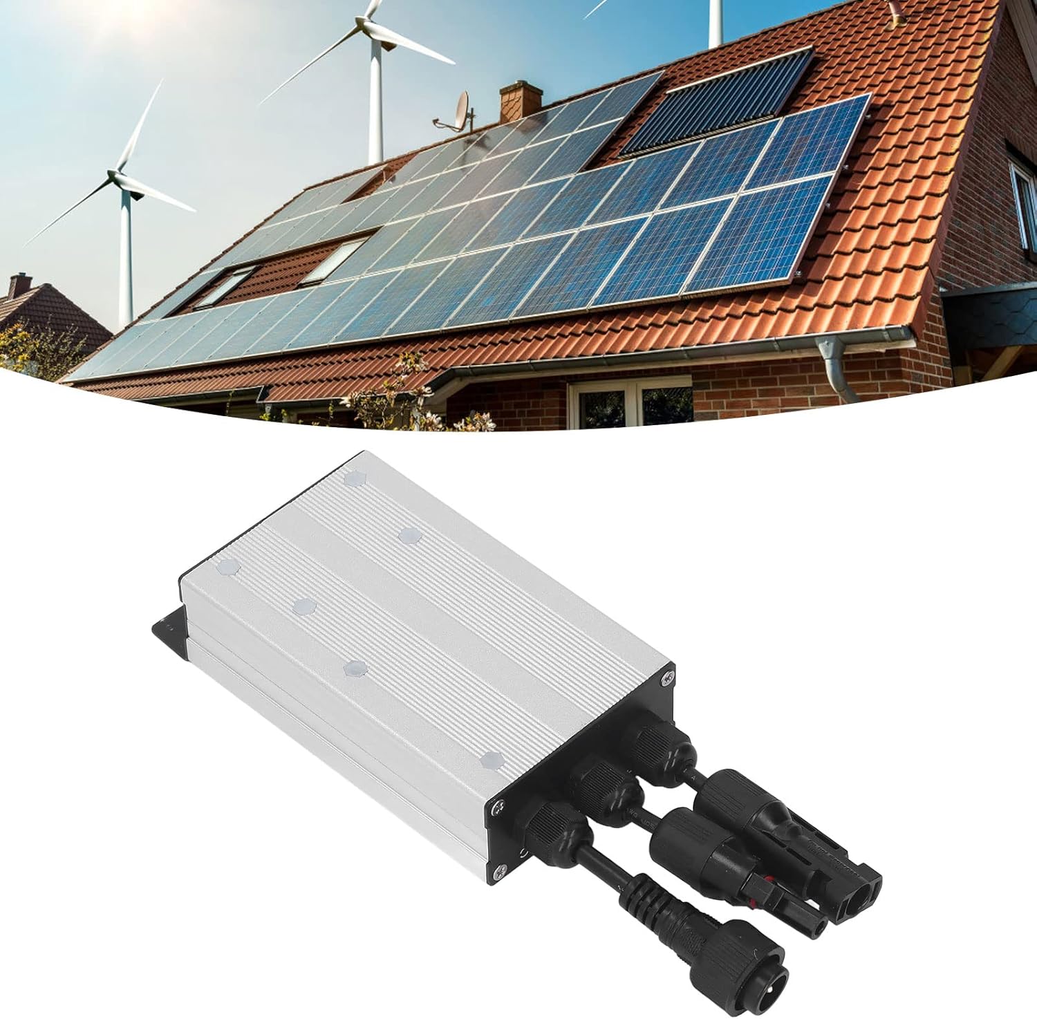 AC120V MPPT – Inversor de lazo de rejilla solar micro pura de aleación de aluminio con ondas sinusoidales solares de aleación de aluminio,