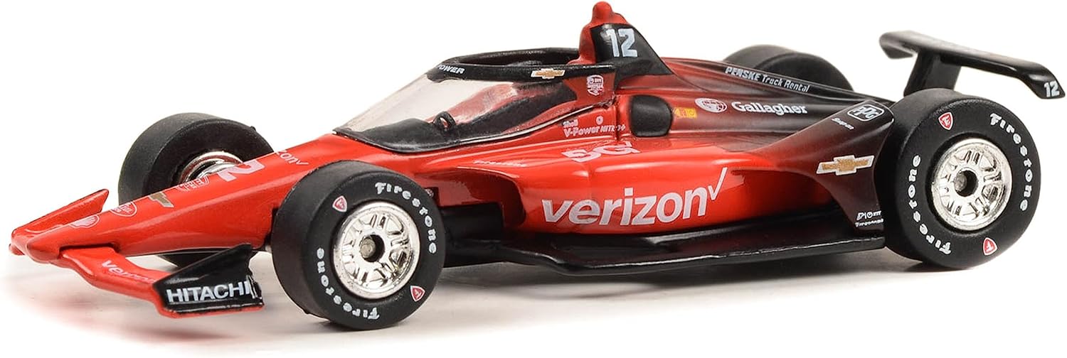 Dallara IndyCar #12 Will Power Verizon Team Penske NTT IndyCar Series (2023) 164 Modelo de automóvil fundido a presión por Greenlight 11566