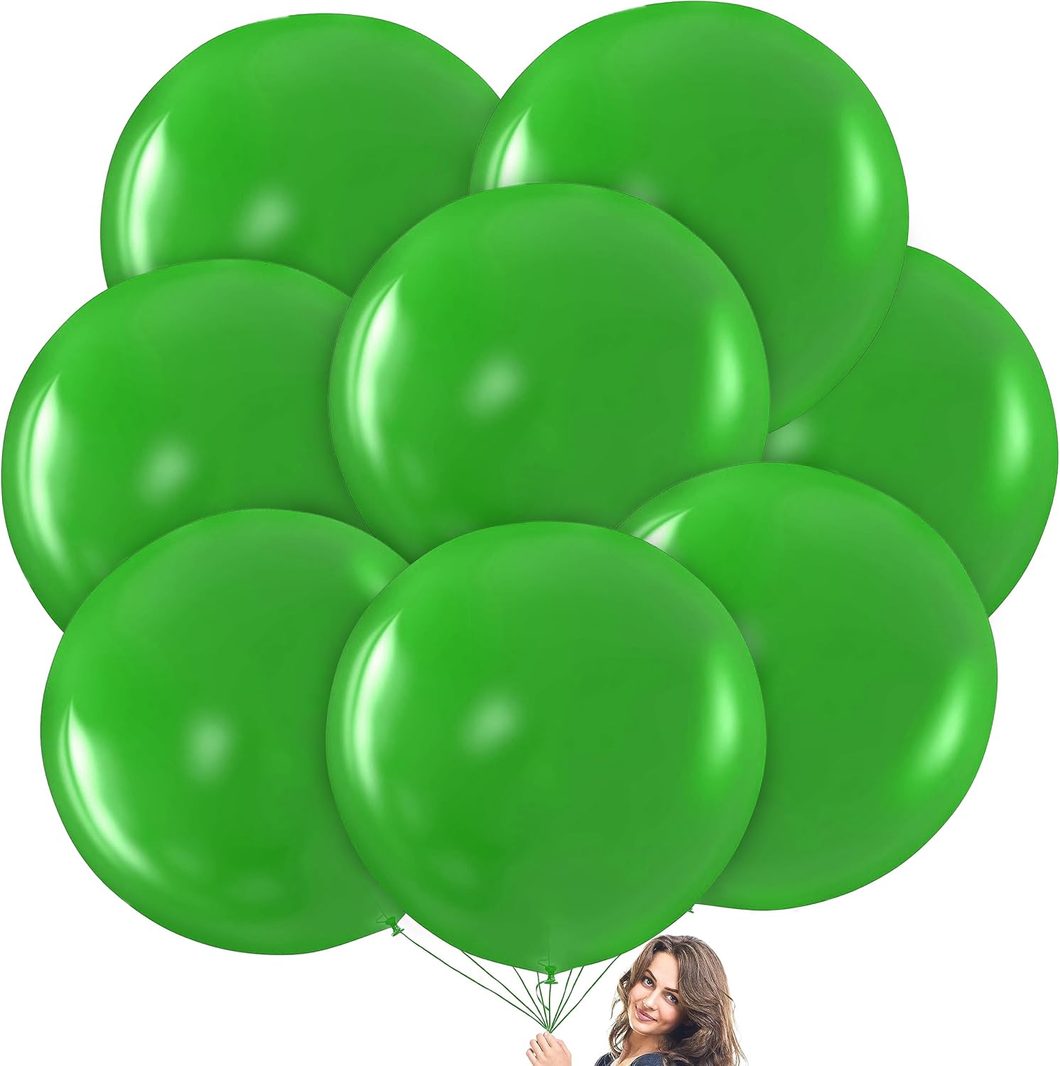 Globos gigantes de Prextex 8 globos gigantes de 91cm para sesión de fotos, bodas, fiesta para recién nacido, fiesta de cumpleaños y decoración de