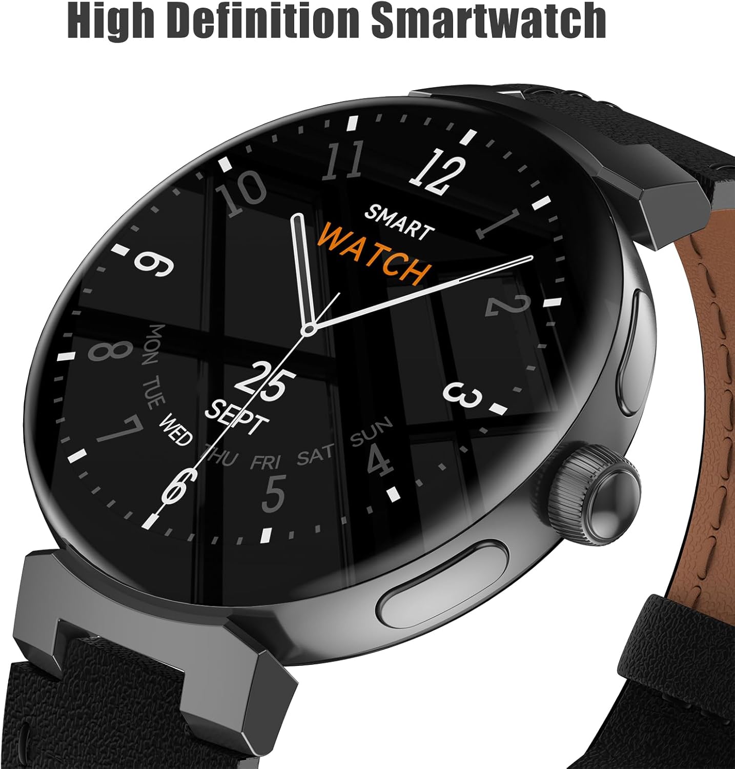 aigo Reloj inteligente para hombres y mujeres, llamadas Bluetooth, 107 modos deportivos, rastreador de fitness con frecuencia cardíaca, monitoreo