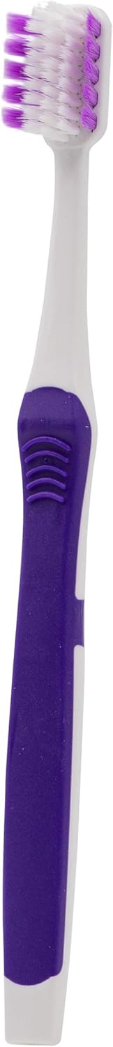 OOAK Cepillo de dientes, cerdas medianas cónicas V++Max, paquete de 6, varios colores