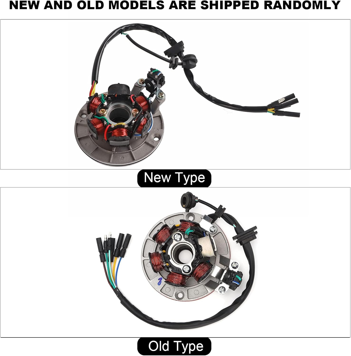 Acouto Estator Magneto – Estator de encendido con placa magnética, repuesto para LIFAN YX 140cc Kick Start Engine PIT PRO Trail Dirt Bike