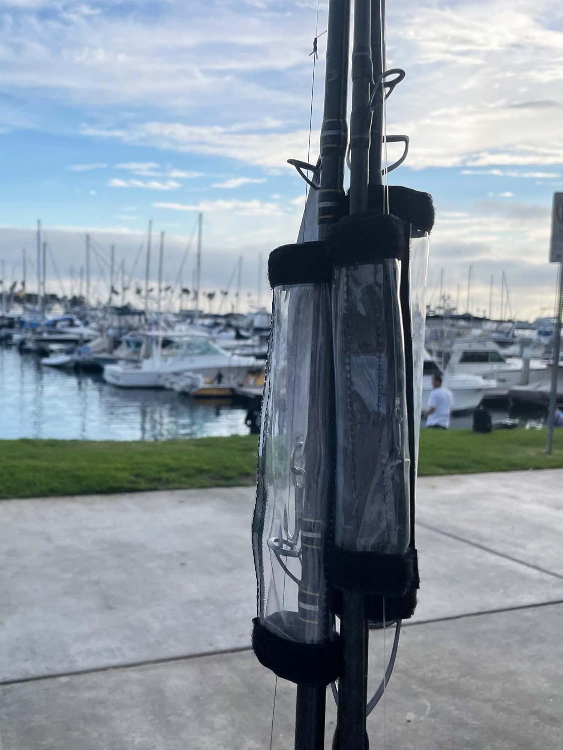 RogueEndeavor – Envolturas de señuelos resistentes, envueltas y plegadas, PVC resistente a pinchazos, cierre de gancho y bucle duradero, para pesca