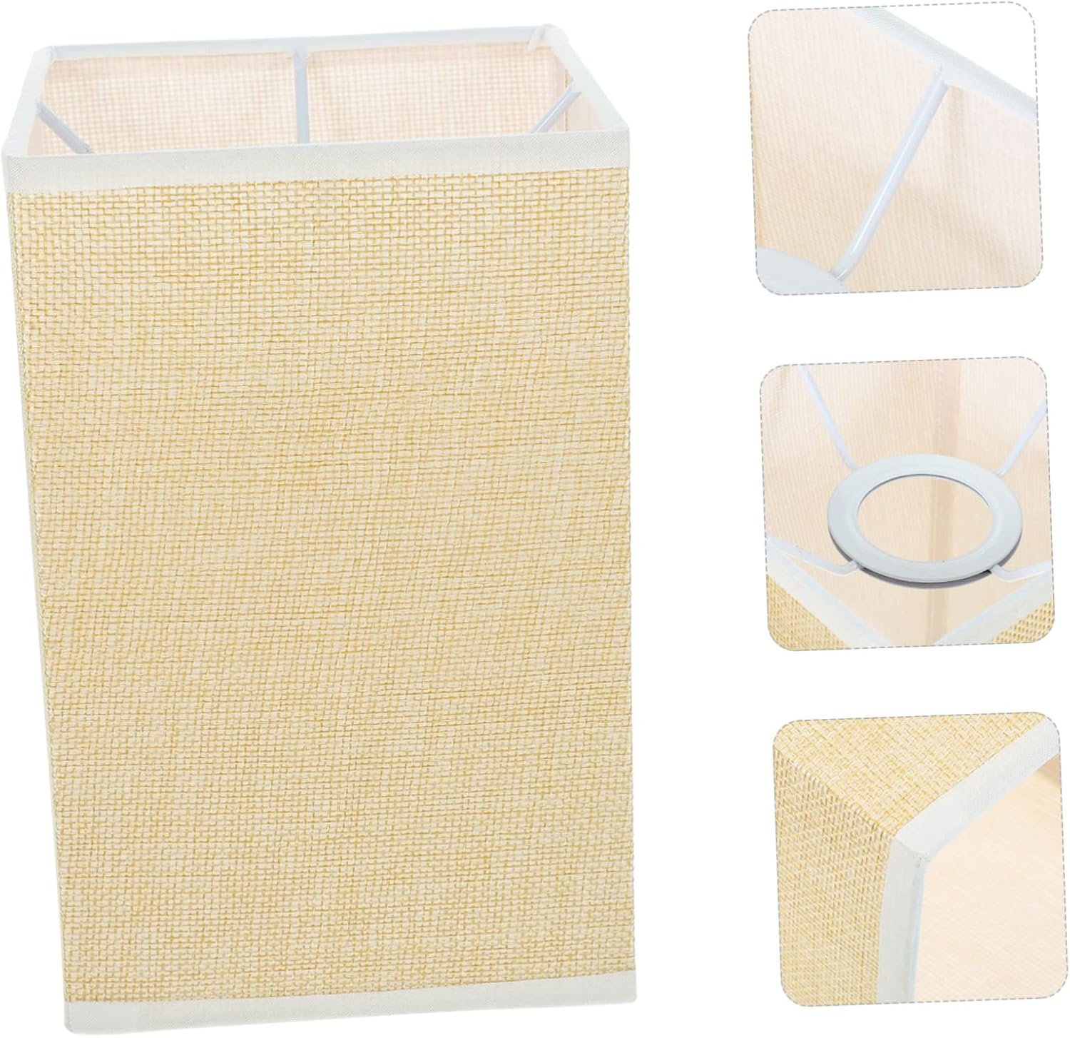 DOITOOL Pantalla de lino Pantalla de lámpara de lino Mini luces colgantes pantallas para lámpara de mesa Lámpara colgante Pantalla de pared Lámpara