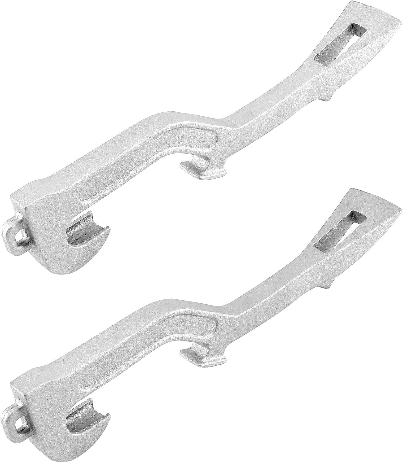 QWORK Llave inglesa para manguera de incendios, aluminio universal, equipo contra incendios, 11-78 pulgadas de longitud, paquete de 2