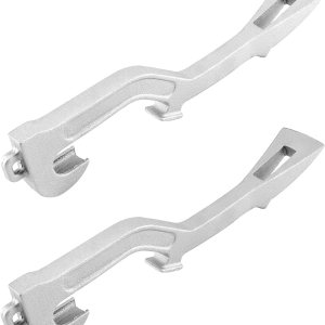 QWORK Llave inglesa para manguera de incendios, aluminio universal, equipo contra incendios, 11-78 pulgadas de longitud, paquete de 2 QWORK Llave inglesa para manguera de incendios, aluminio universal, equipo contra incendios, 11-78 pulgadas de longitud, paquete de 2