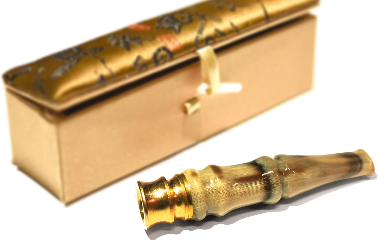 Portabigarrillos portátil con filtro de bocina para hombres y mujeres, regalo saludable para fumadores de China, contiene caja de regalo de lujo,