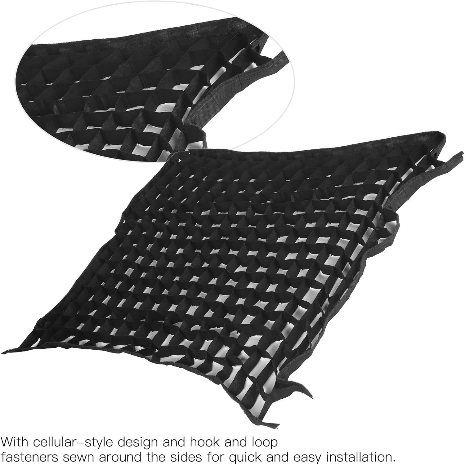 31.5 x 31.5 in  32 x 32 pulgadas Softbox Rejilla celular de malla de nailon Eggcrate Cuadrícula suave cuadrada para iluminación flash Softbox para