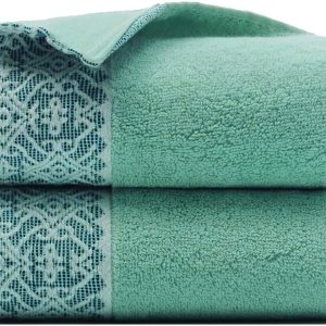 Paquete de 2 toallas de mano, de algodón, toallas 100% algodón para el rostro, toalla suave duradera y altamente absorbente para baño, de lujo, de Paquete de 2 toallas de mano, de algodón, toallas 100% algodón para el rostro, toalla suave duradera y altamente absorbente para baño, de lujo, de