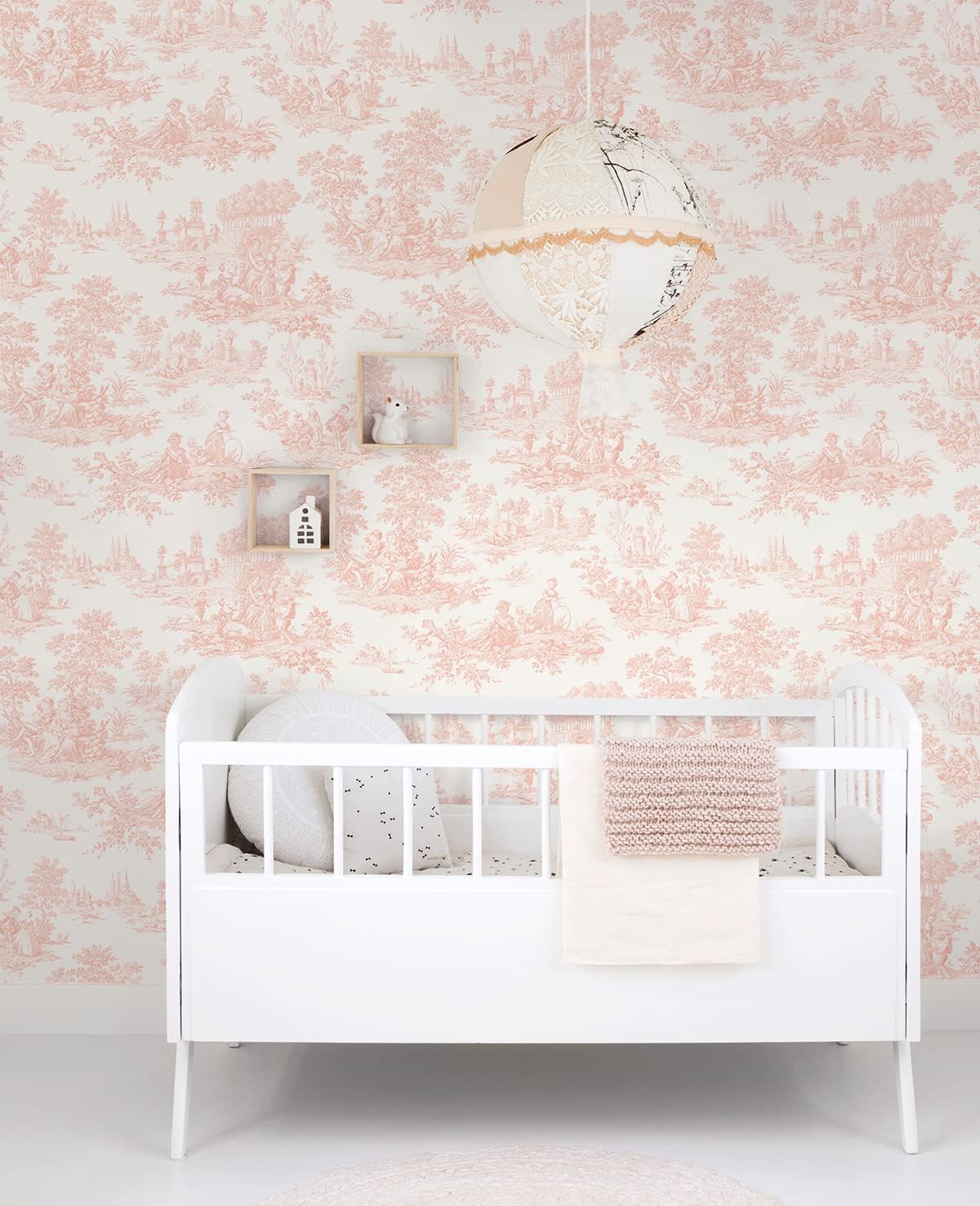 NextWall Chateau Toile – Papel tapiz autoadhesivo (rubor)