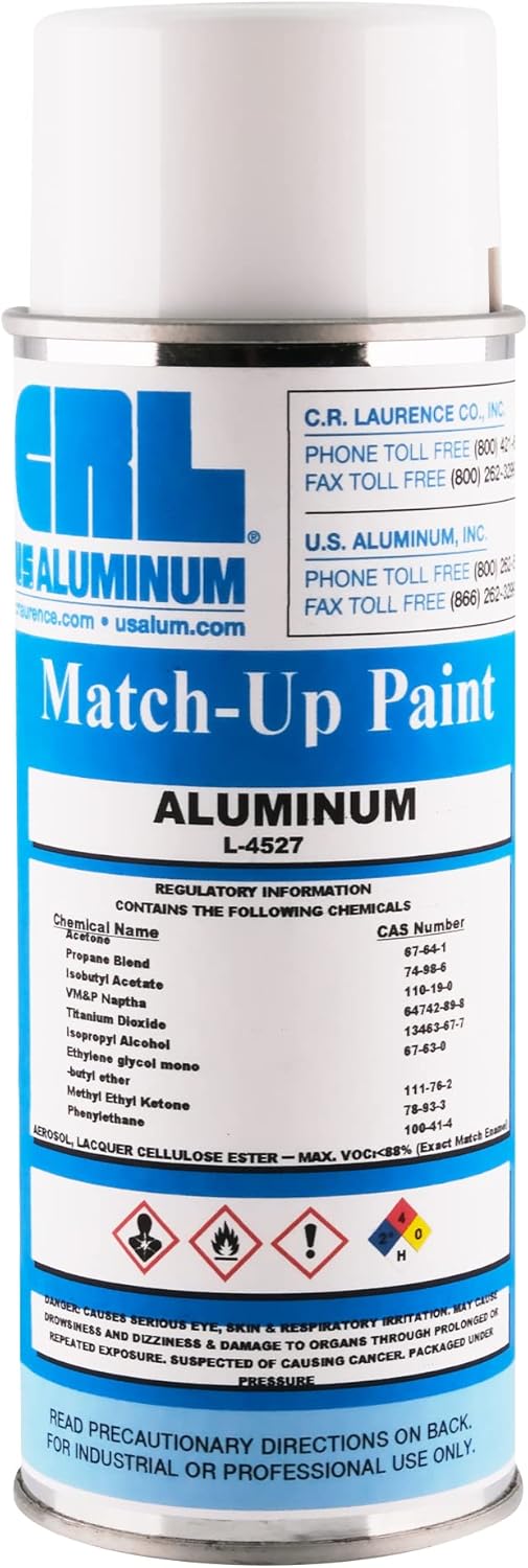 CRL Pintura de aluminio a juego – Lata de aerosol