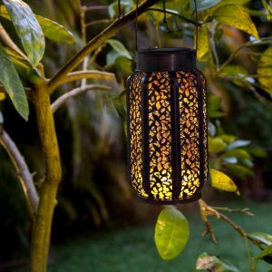 Yexiya Paquete de 4 linternas solares grandes impermeables para exteriores, 15.7 pulgadas, faroles solares colgantes para patio, faroles retro Yexiya Paquete de 4 linternas solares grandes impermeables para exteriores, 15.7 pulgadas, faroles solares colgantes para patio, faroles retro