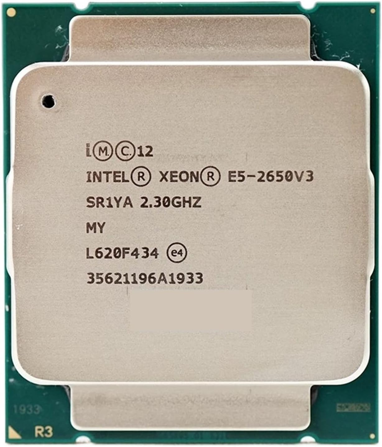 Procesador de escritorio CPU compatible con E5 2650 V3 CPU 2.3G Serve LGA 2011-3 E5-2650 V3 2650V3 PC para X99 Mejorar la velocidad de