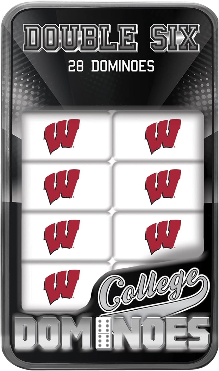 MasterPieces Dominó Double Six Edición Coleccionista de la NCAA