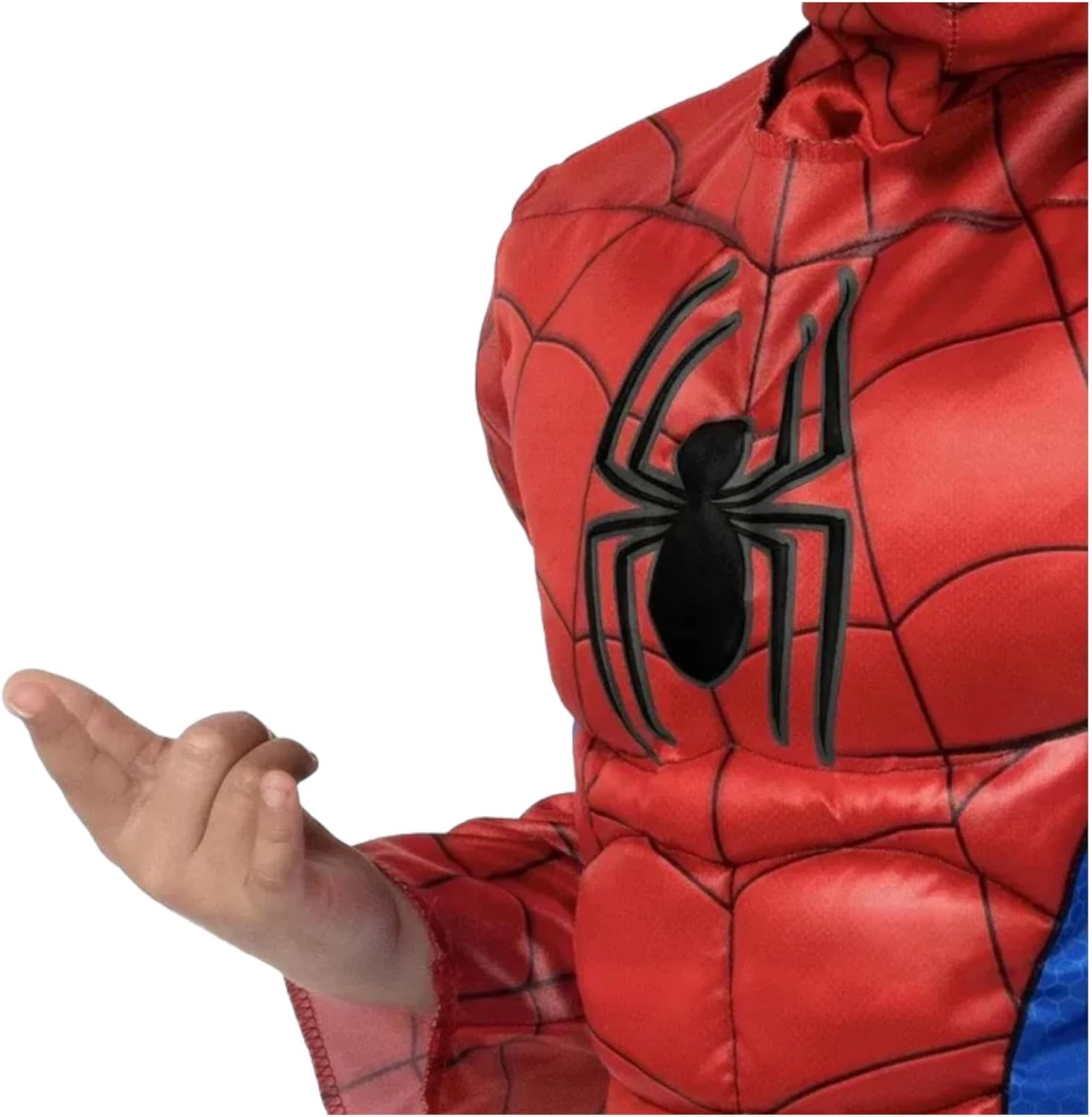 Jazwares SPIDER-MAN – Disfraz unisex de Marvel para niños, disfraz de Halloween con overol acolchado y máscara de tela