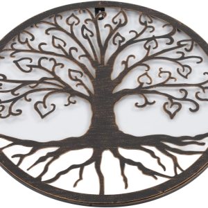 Decoración de pared de árbol, árbol de pared de metal con forma de árbol para oficina para sala de estar para dormitorio Decoración de pared de árbol, árbol de pared de metal con forma de árbol para oficina para sala de estar para dormitorio