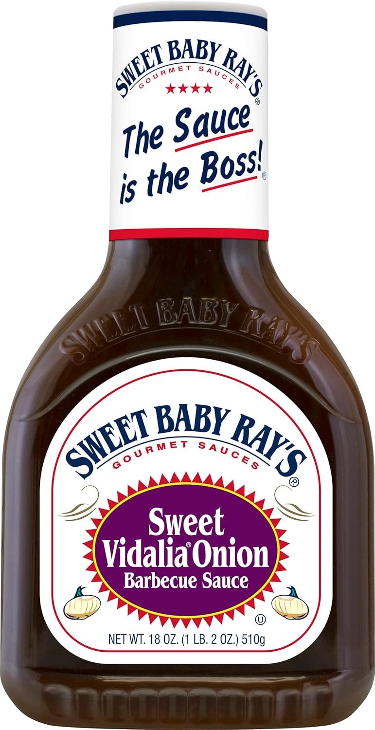 Sweet Baby Ray’s Salsa para barbacoa Vidalia 18 onzas (paquete de 4)