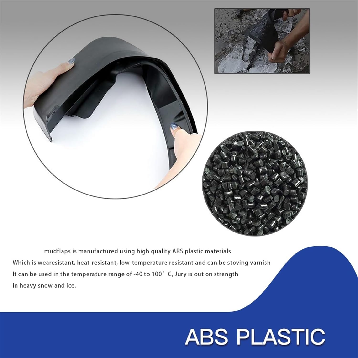 4Pcs Front Rear Mud Flaps Splash Guards Mudguards Black Compatible with Volvo XC40 2023