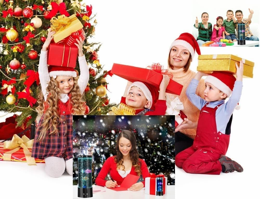 Lámpara de mesa con forma de pez de burbujas, regalo para niños, hombres y mujeres, decoración del hogar para habitación, luz ambiental para