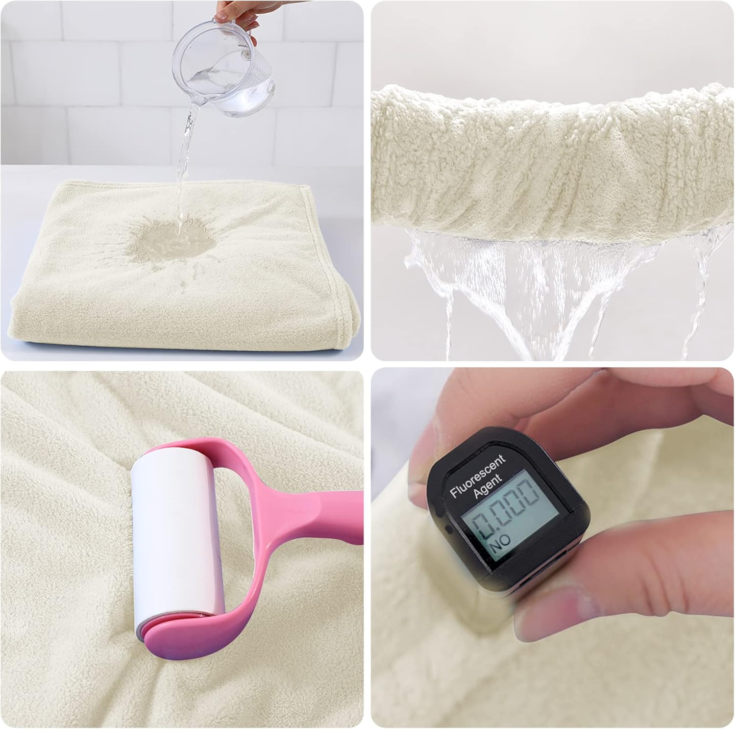 ROMASA Toalla de baño para bebé, toalla con capucha ultra suave, altamente absorbente, manta para niños pequeños, regalos de ducha para niños y