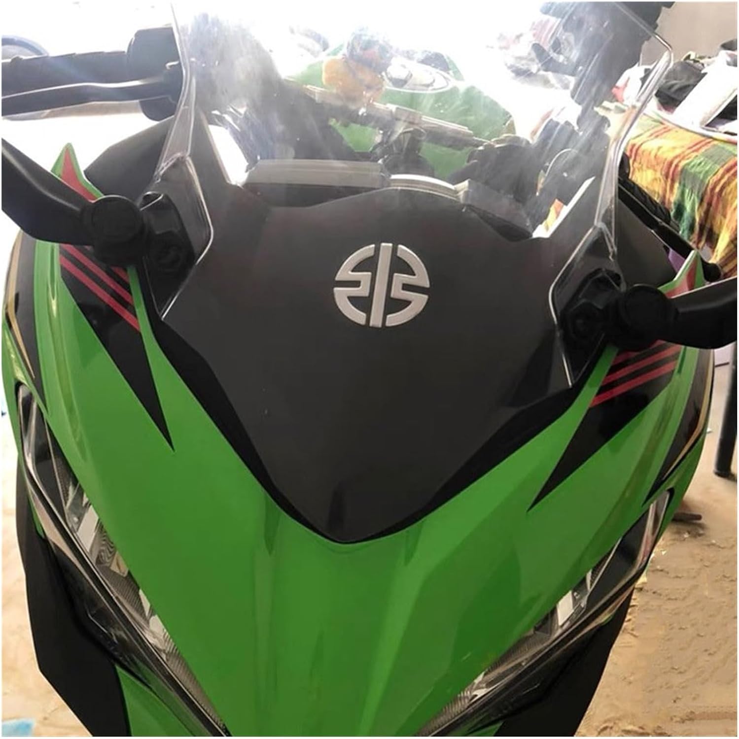 3D Motorcycle Tank Stickers Decal Emblem Logos for Kawasaki Z90 H2 Ninja H2R Z125 Z250 Z300 Z400 Z650 Z750 Z900 Z800 ZX-6R Zx25