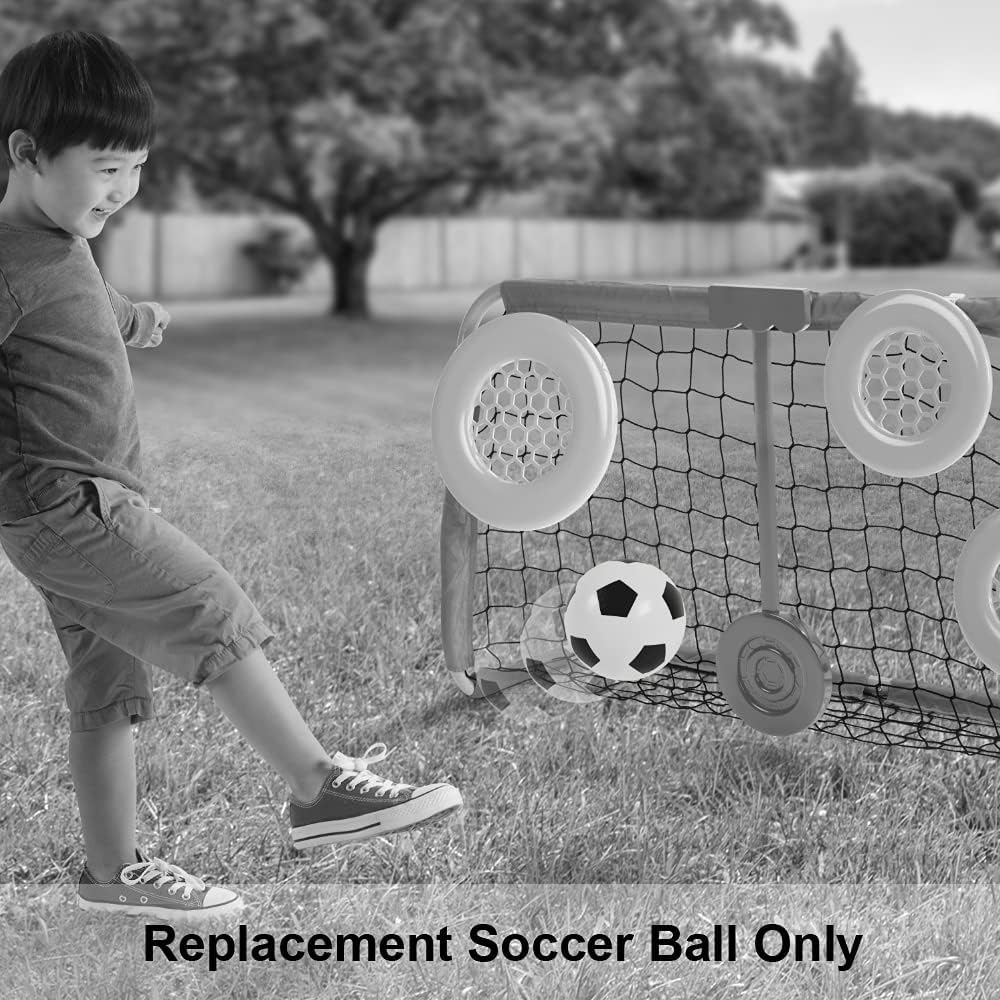 Mattel Balón de fútbol blanco y negro de repuesto para Fisher-Price Let’s Goal! Sports Net – HBW32