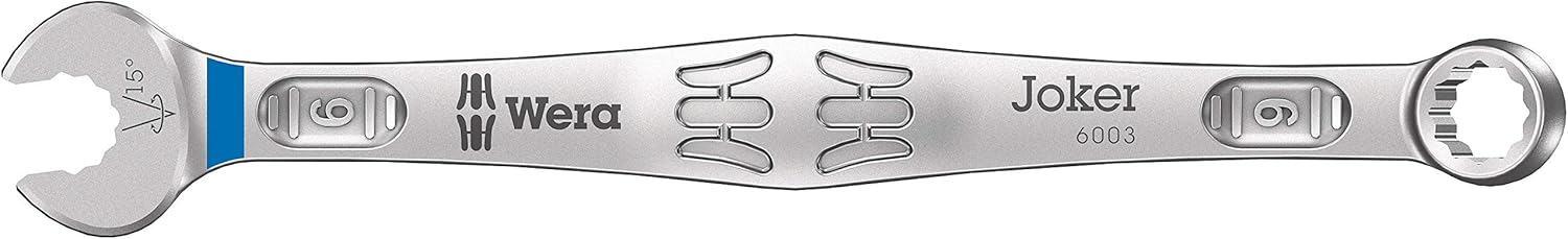 Wera Tools 6003 Joker – Juego de 15 llaves combinadas, 15 piezas