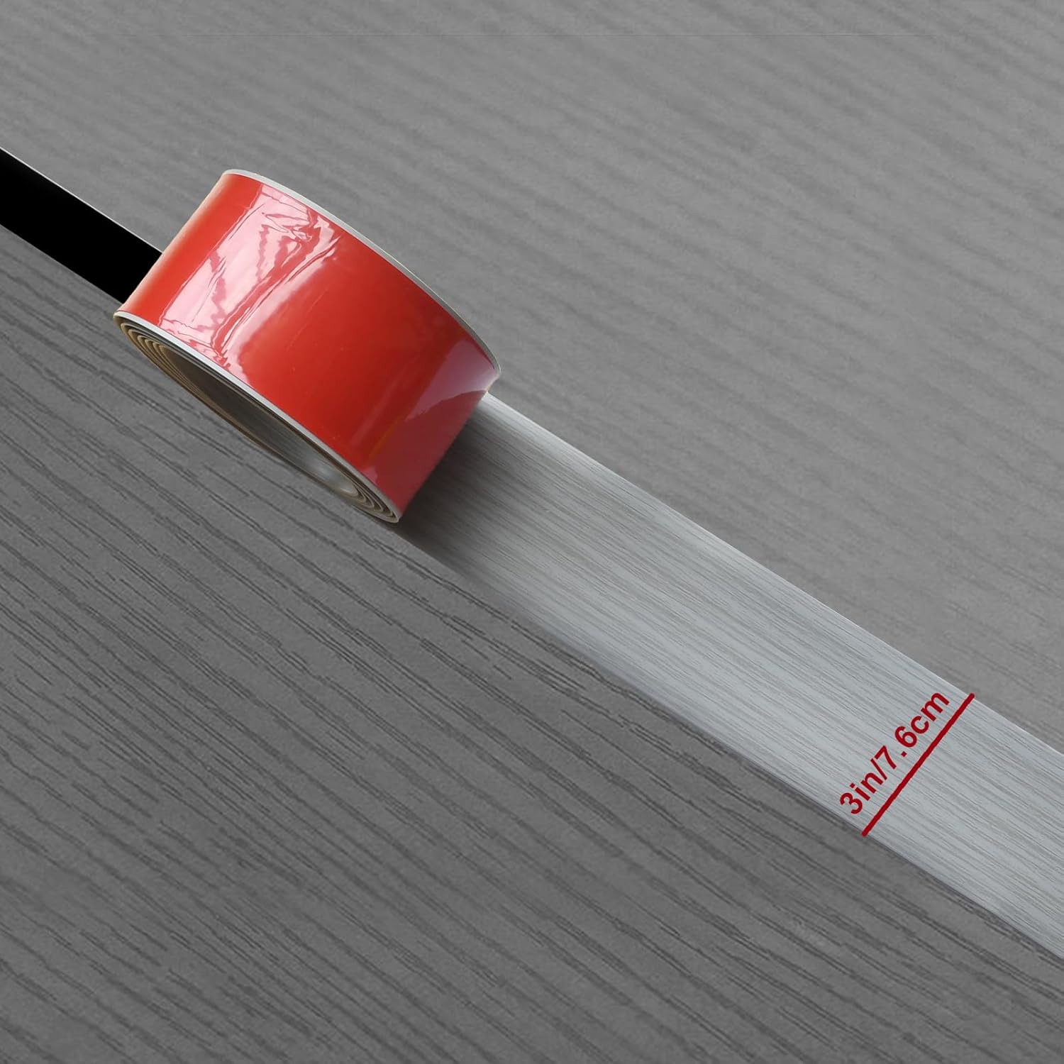 Tira de transición de piso y autoadhesivo para piso de vinilo para bordes de piso, laminado para cubrir huecos de piso