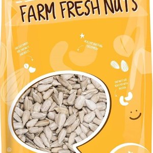 Farm Fresh Nuts Brand – Semillas de girasol tostadas en seco con sal del Himalaya (1 libra), tostadas en pequeños lotes, aptas para veganas y keto, Farm Fresh Nuts Brand – Semillas de girasol tostadas en seco con sal del Himalaya (1 libra), tostadas en pequeños lotes, aptas para veganas y keto,
