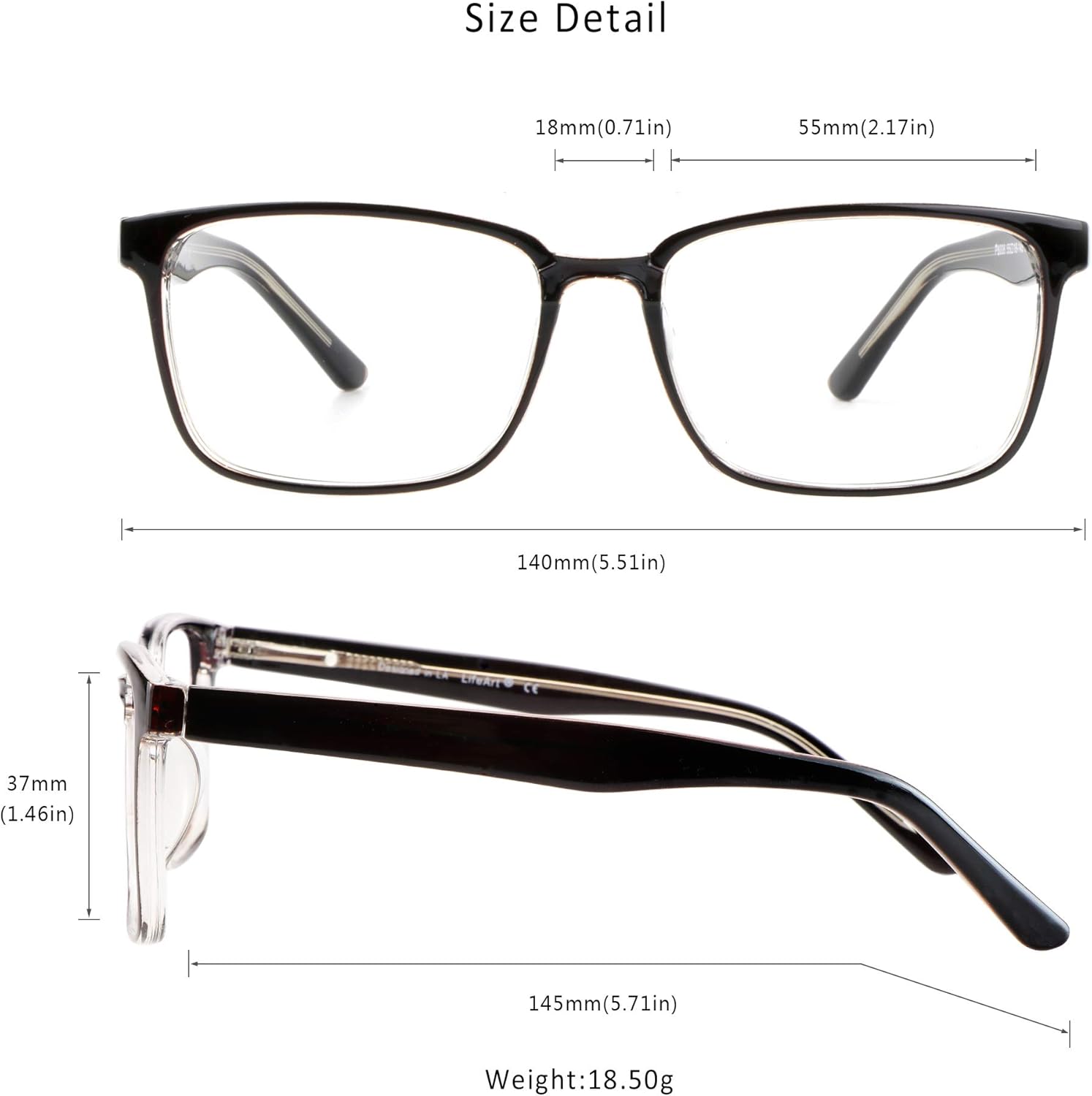 LifeArt Lentes de bloqueo de luz azul, antifatiga ocular, anteojos de lectura para computadora, anteojos de juegos, gafas de TV para mujeres y