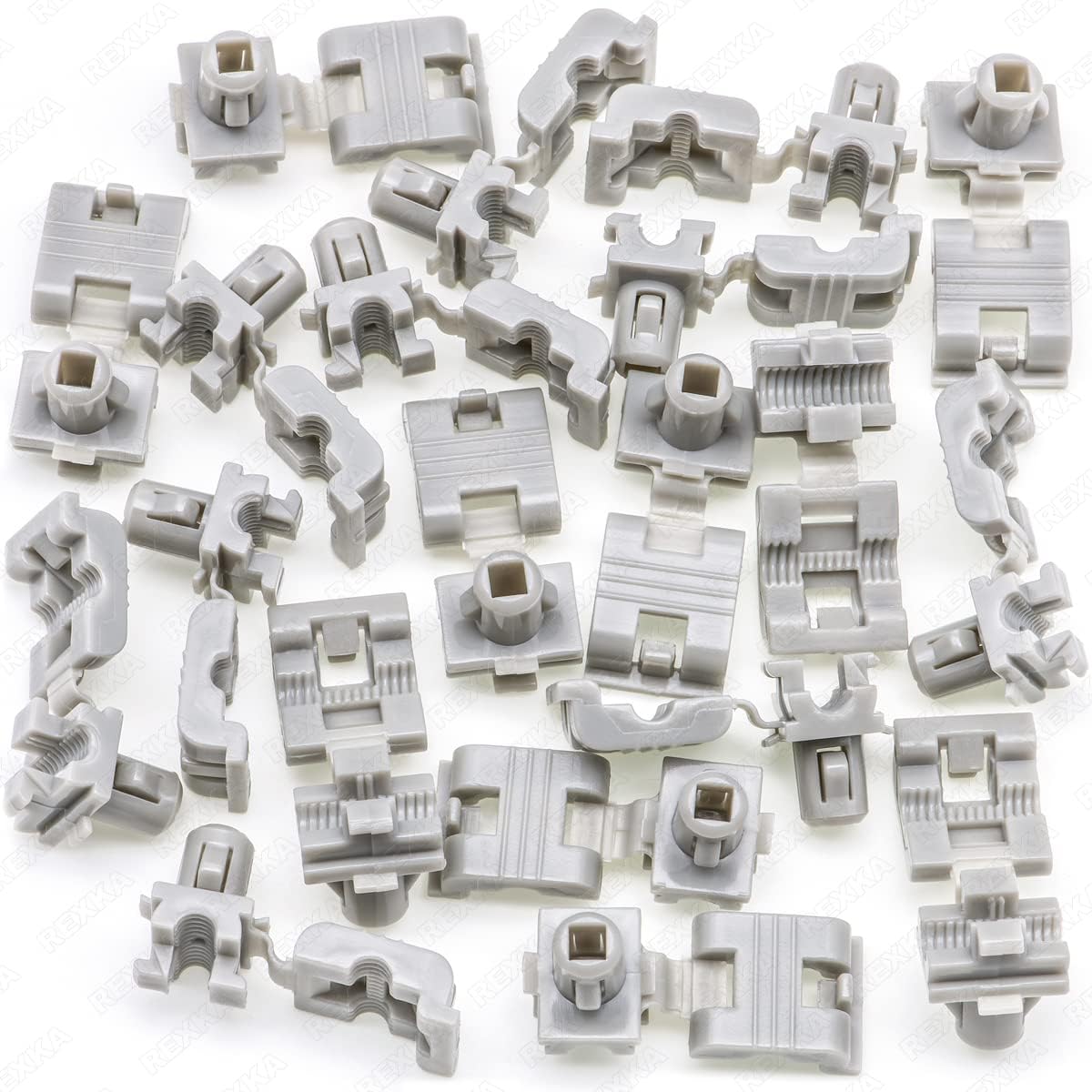 Rexka 20 clips de cierre de barra de bloqueo de puerta y puerta 532 tamaño de varilla para camiones GM 16629990 16675980 Ford F150 F250 F350 Super