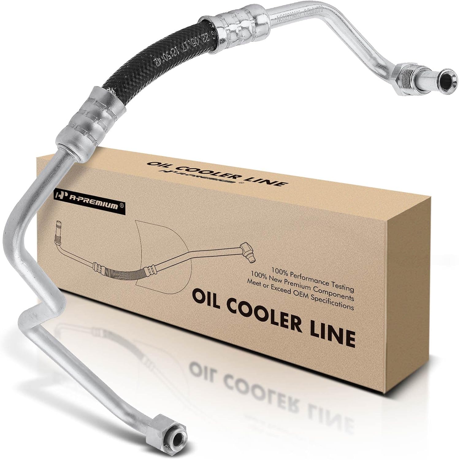A-Premium Conjunto de manguera de refrigeración de aceite de transmisión automática compatible con Dodge Ram 2500 Ram 3500 2003-2009 5.9L 6.7L Diesel