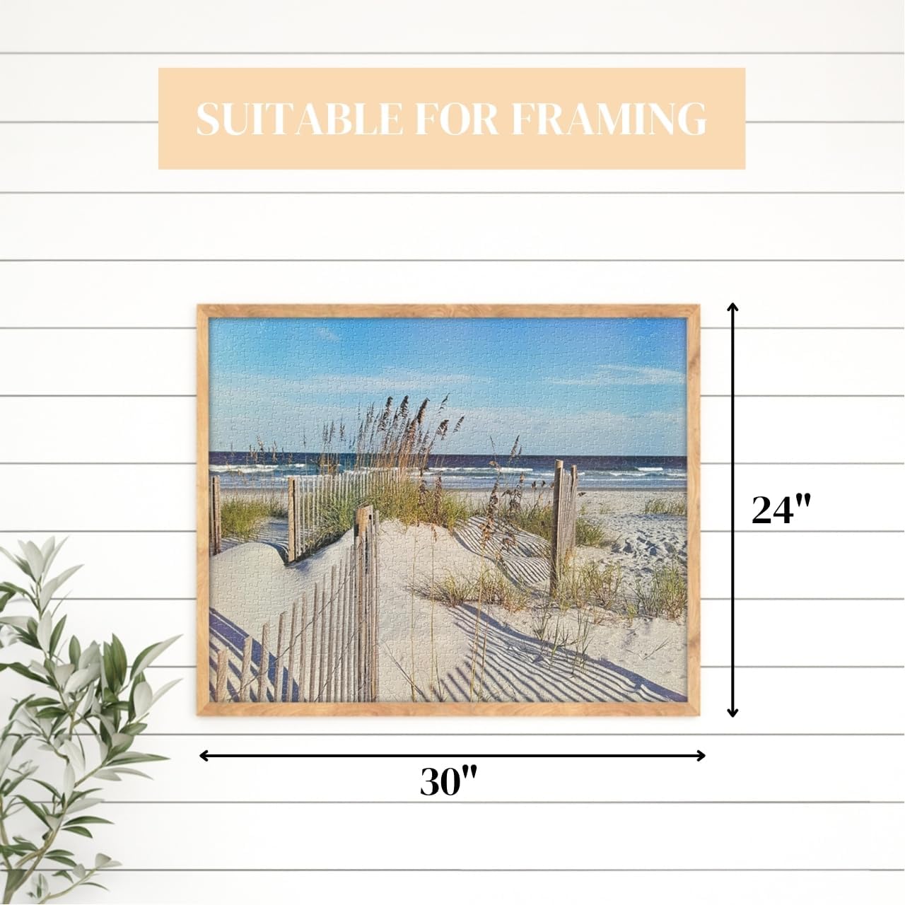Heritage Puzzle Wild Dunes – Rompecabezas de 1000 piezas para adultos, rompecabezas de playa de 1000 piezas, rompecabezas de playa de orilla del