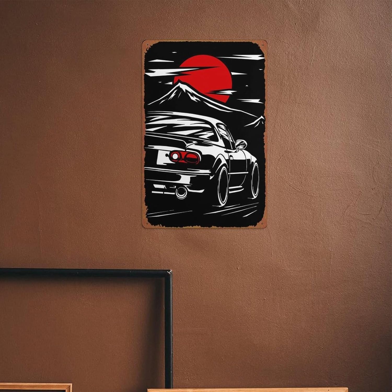 Mazda MX5 Miata – Cartel de metal para pared, divertido letrero de hojalata vintage, cartel de pared para cafetería, bar, restaurante, supermercado,