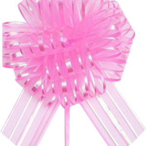 10 lazos para envolver regalos, lazos de regalo de 4 pulgadas para cesta de regalo, decoración de caja de regalo (rosa) 10 lazos para envolver regalos, lazos de regalo de 4 pulgadas para cesta de regalo, decoración de caja de regalo (rosa)