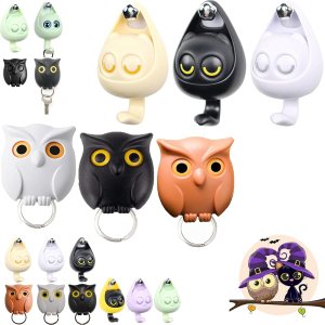 EZGHAR Llavero de búho nocturno, llaves de soporte para llaves, llave de pared magnética de búho nocturno, lindo soporte para llaves de búho, EZGHAR Llavero de búho nocturno, llaves de soporte para llaves, llave de pared magnética de búho nocturno, lindo soporte para llaves de búho,