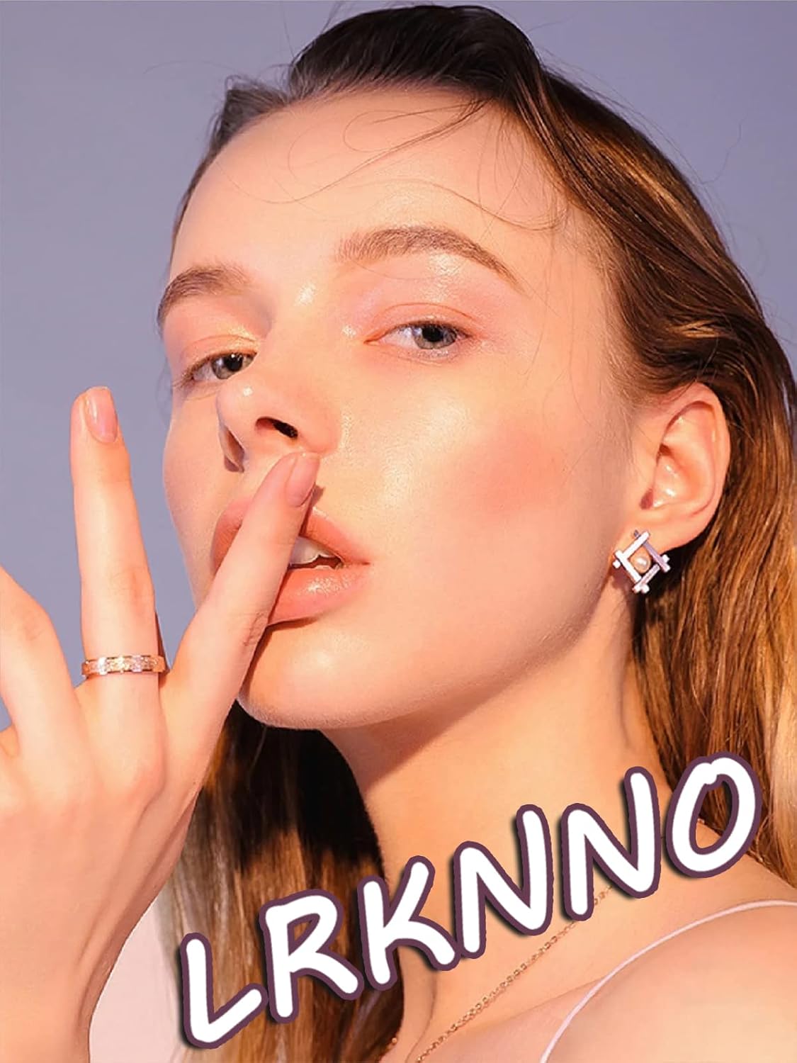 Uñas postizas a presión sobre el cáncer de mama, uñas postizas cortas cuadradas de color rosa brillante, uñas postizas acrílicas de cobertura