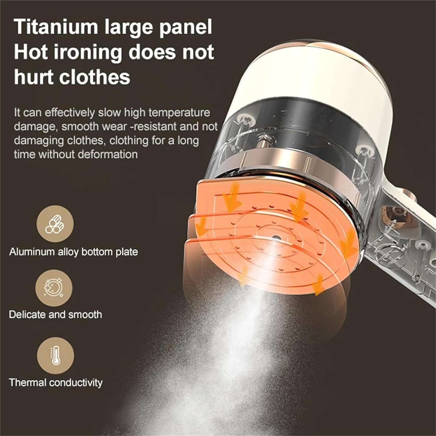 Mini máquina de planchar portátil, vaporizador portátil de mano para ropa, mini máquina de planchar, mini plancha de vapor de viaje, mini plancha de