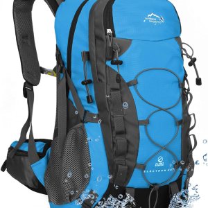 INOXTO Mochila de senderismo ligera 35L40L Mochila de senderismo con cubierta impermeable para viajes Camping al aire libre Hombres y mujeres INOXTO Mochila de senderismo ligera 35L40L Mochila de senderismo con cubierta impermeable para viajes Camping al aire libre Hombres y mujeres