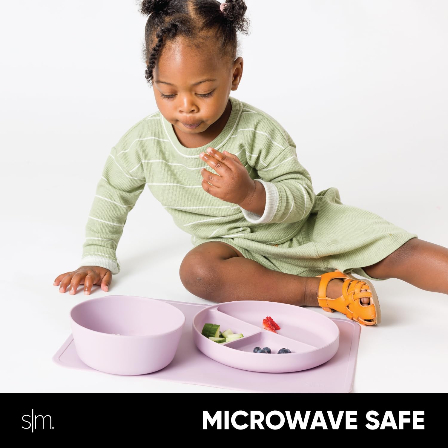 Simple Modern Cuenco de silicona de Disney para bebés, niños pequeños, suministros de alimentación, cuencos de comida para bebés, platos de vajilla