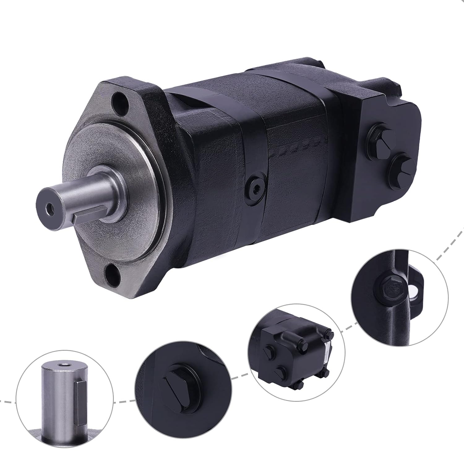 Fetcoi 104-1007 – Motor universal de tractor, estándar de eje recto de 1 pulgada, reemplazo para Char-Lynn 104-1007-006 Eaton 104-1007 (Stock de EE.
