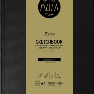 MUSA Estro – Cuaderno de bocetos HARDBACK – A4 (8.25″ x 11.75″) MUSA Estro – Cuaderno de bocetos HARDBACK – A4 (8.25″ x 11.75″)
