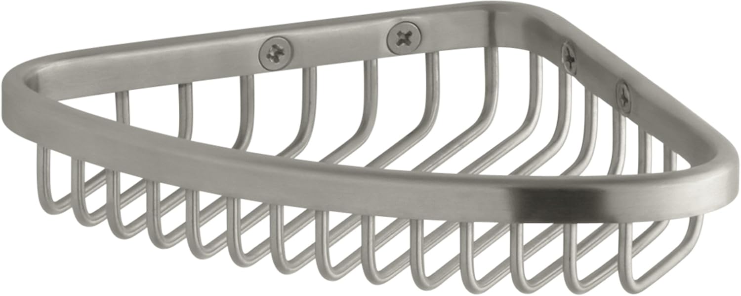 KOHLER 468874 Cesta de ducha, acero inoxidable cepillado
