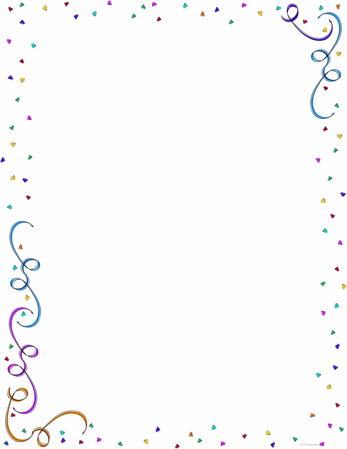 Great Papers! Party Elements – membrete de 8.5 x 11 pulgadas, 80 unidades (2013189)