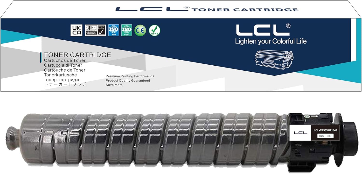 LCL Reemplazo de tóner compatible para Ricoh 841849 MP C4503 C5503 C6003 C4503 MP C5503 MP C6003 C4503 MP C5503 Lanier MP C6003 Savin MP C4503 Savin