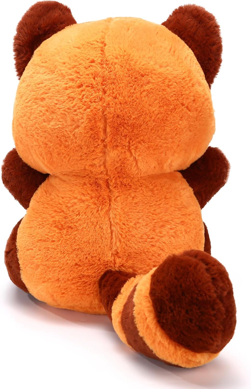 Peluche de panda rojo, lindo panda rojo, regalo para novia, cumpleaños, cumpleaños de 13.7 pulgadas, panda rojo