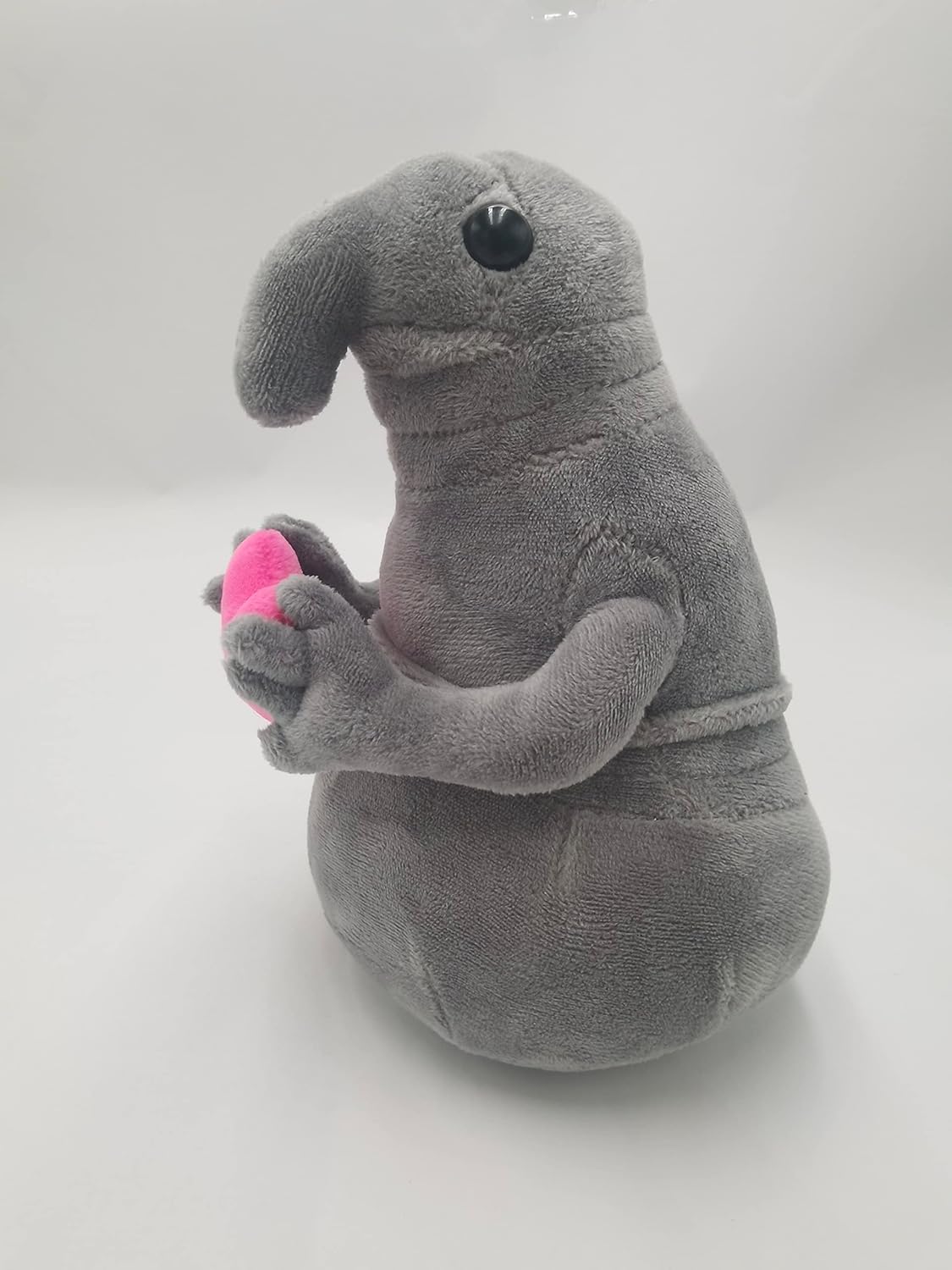 Hot 1pc 7.9 in Esperando Zhdun Sosteniendo Amor en la Mano Meme Tubby Gris Blob Zhdun Muñeca de Peluche Juguete de Peluche Muñecas Creativas Niza
