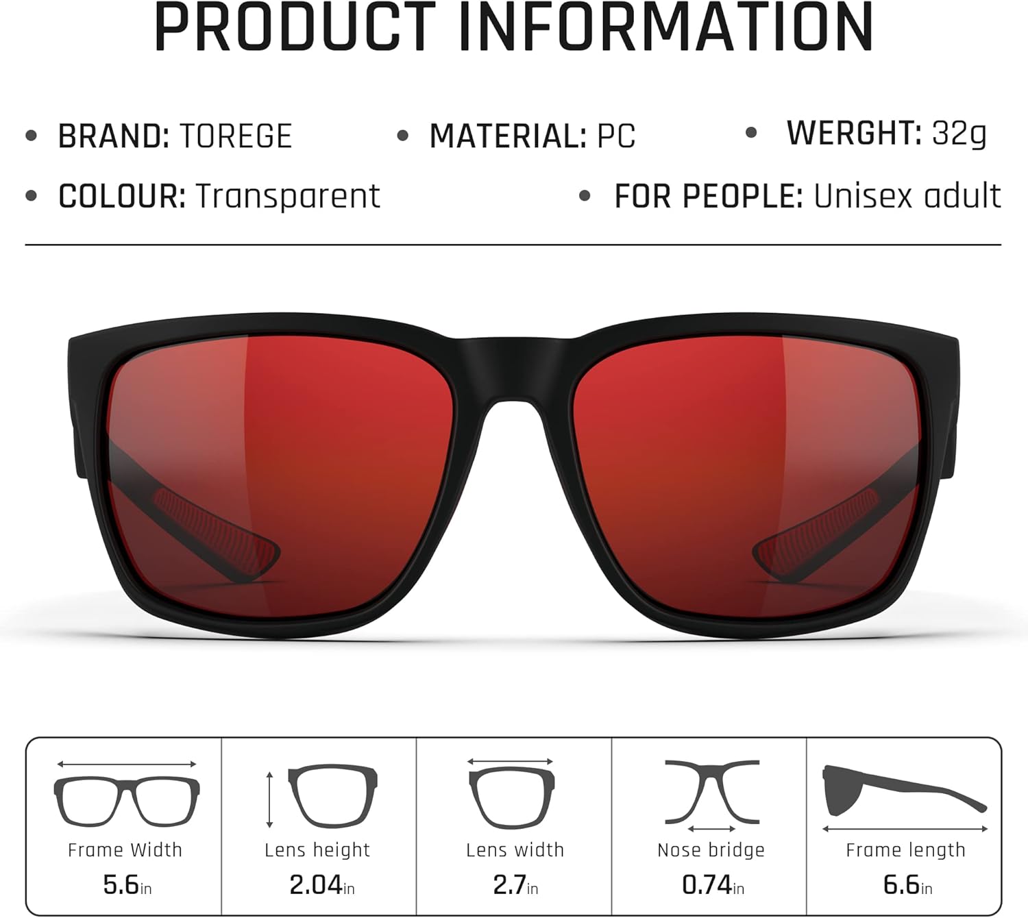 TOREGE Gafas de seguridad, elegantes gafas de seguridad para los ojos, antivaho y resistentes a los arañazos con lentes de luz azul para hombres